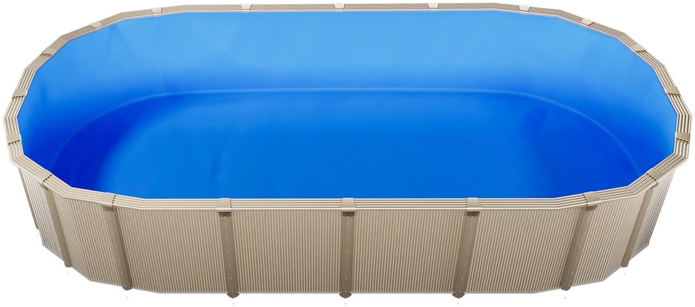 VEVOR Ovalinis baseino įklotas, 375 x 732 cm