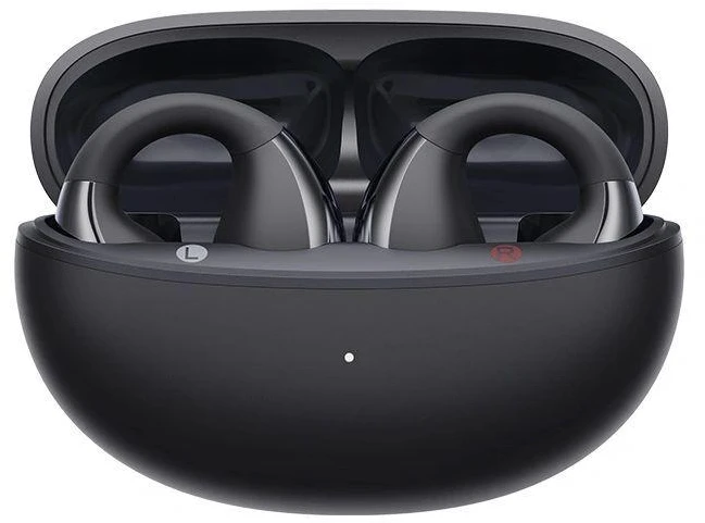 OWS QCY Crossky C30 ausinės su spaustuku IPX4 Bluetooth 5.4 - Juodas