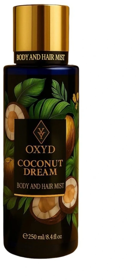 OXYD Coconut Dream kūno ir plaukų dulksna, 250 ml
