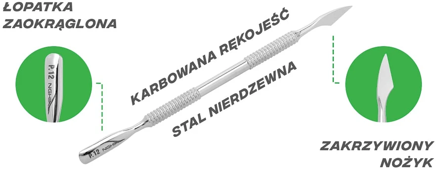 Activeshop Įrankis manikiūrui ir pedikiūrui, metalinis