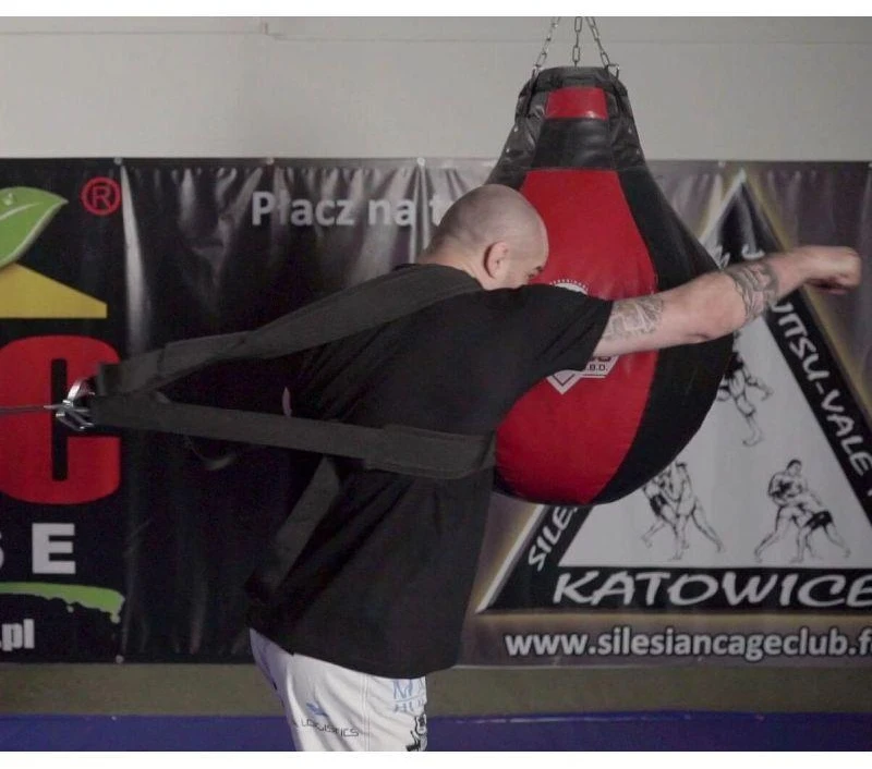 BUSHIDO P1 - DBX jėgos diržas - Greičio pasipriešinimas - Treniruočių diržas - Imtynių expanderis