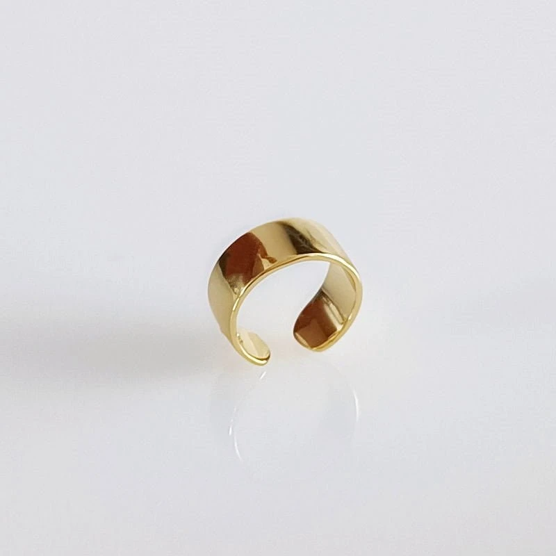 Kremzlės auskaras Plain Gold
