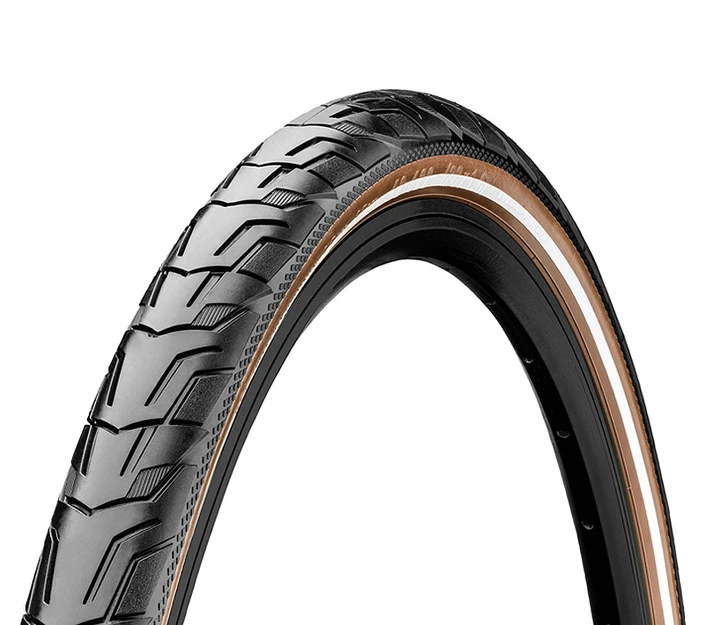 Padanga 28" Continental RIDE City 42-622 juodas/ruda reflex