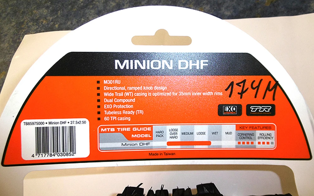 Padanga dviračiui Maxxis 27.5 x 2.50 WT Minion DHF TR