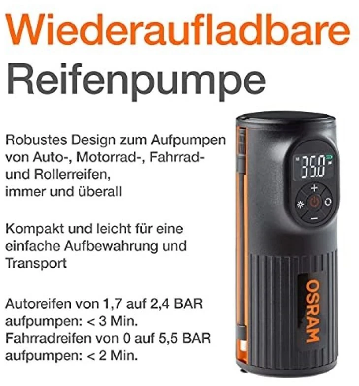 Padangų kompresorius OSRAM 2000