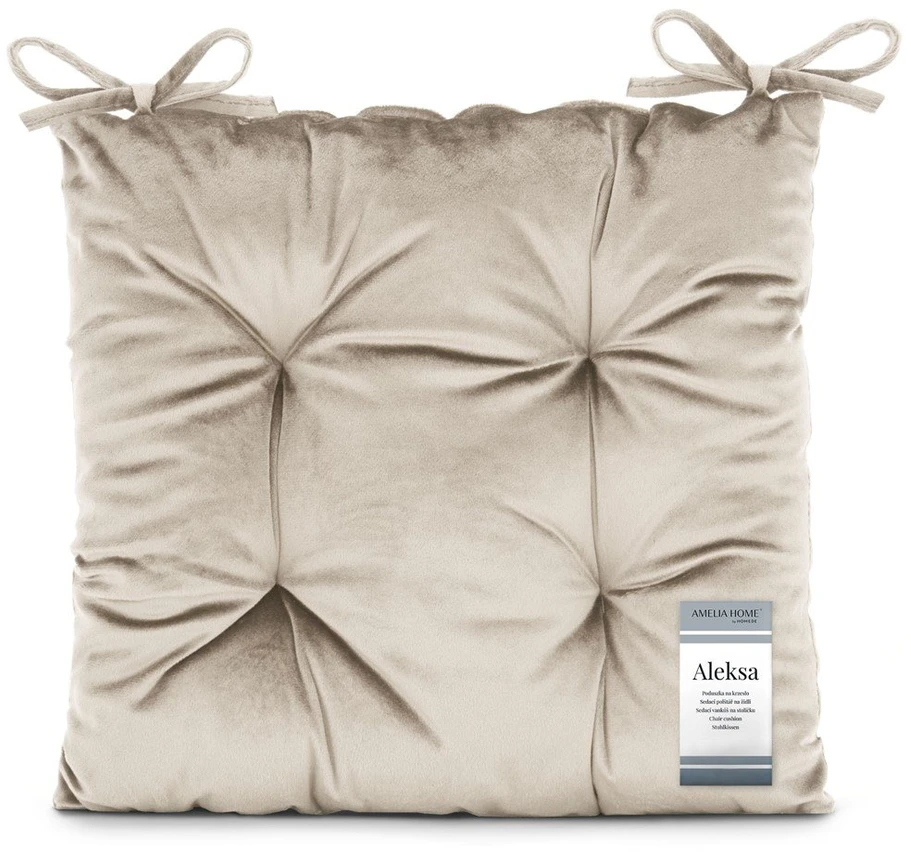 AmeliaHome Pagalvėlė 40×40 kreminė CHAIRCUSHION