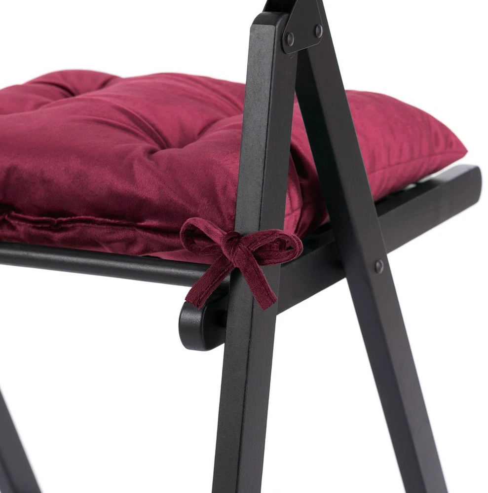 AmeliaHome Pagalvėlė kėdei 40×40 cm bordo AH ALEKSA