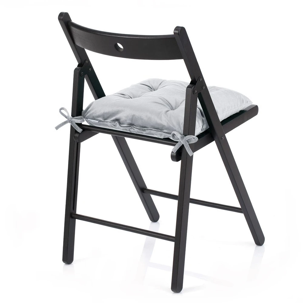 AmeliaHome Pagalvėlė kėdei 40×40 sidabrinė Aleksa