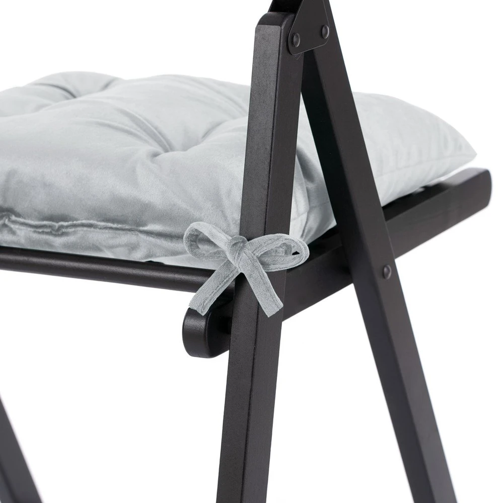 AmeliaHome Pagalvėlė kėdei 40×40 sidabrinė Aleksa