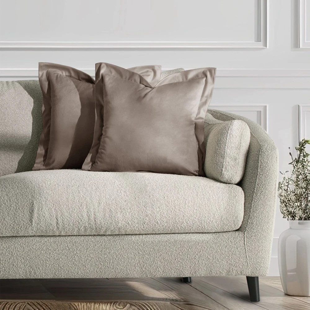 Pagalvėlės užvalkalas Velvet AmeliaHome 45 × 45 cm, tamsiai smėlio