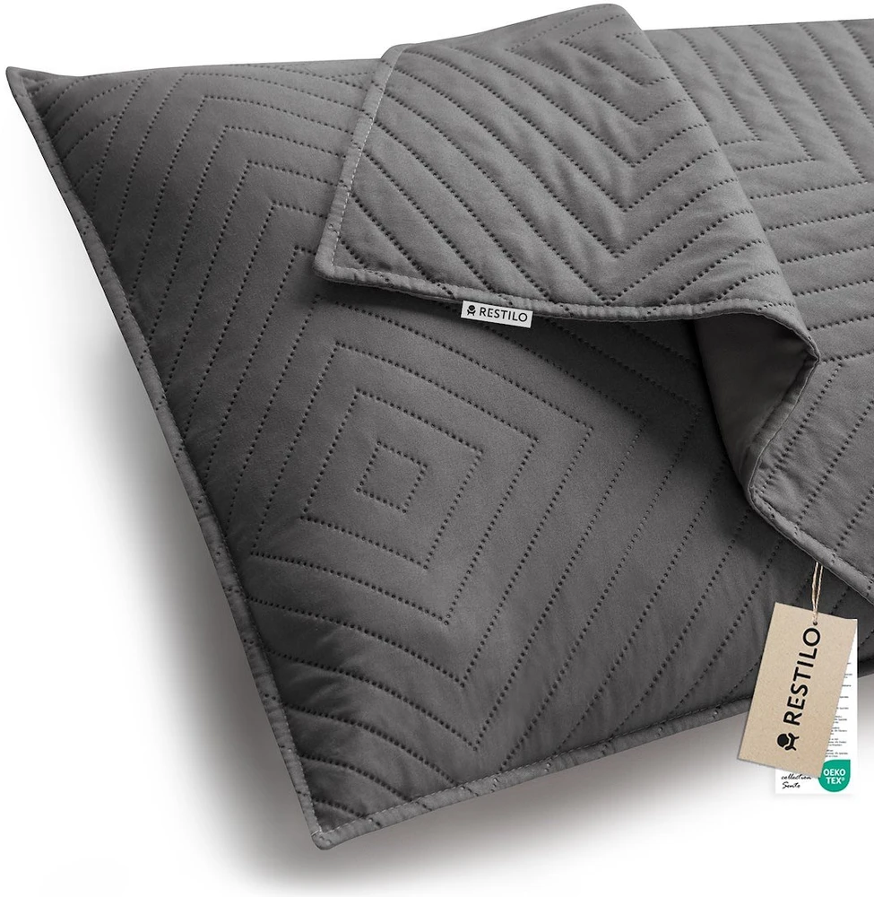 Pagalvėlių užvalkalai AmeliaHome Softa 50 × 70 cm, 2 vnt., plieno pilkumo
