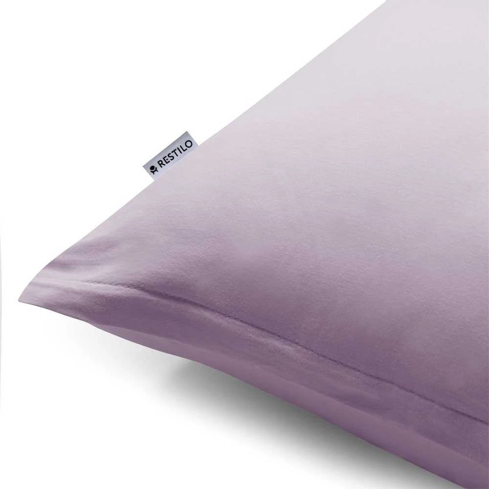 DecoKing Pagalvės užvalkalai 20 × 145 cm, violetinės spalvos, 2 vnt.
