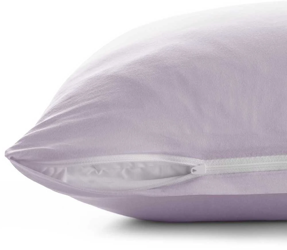 DecoKing Pagalvės užvalkalas 20 × 120 cm violetinės spalvos, 2 vnt.
