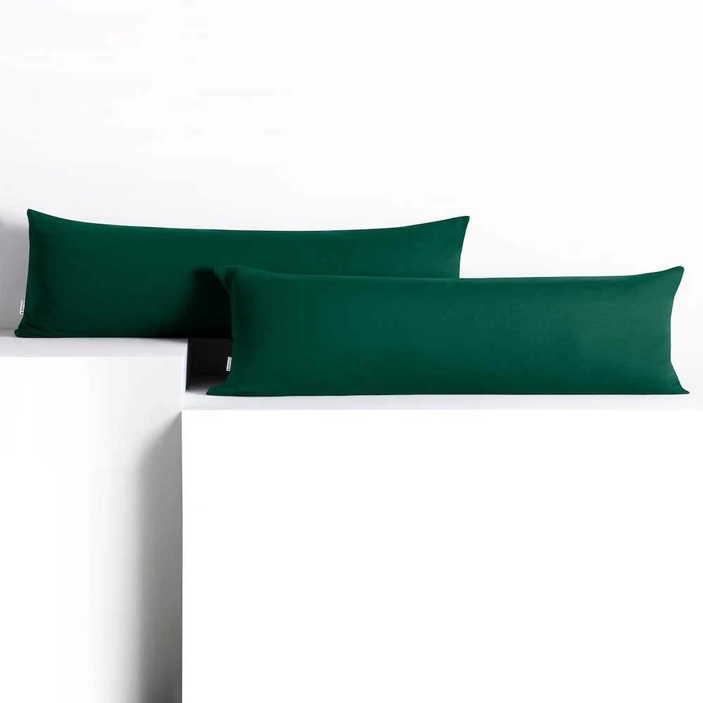 DecoKing Pagalvės užvalkalas 20 × 145 cm BOTTLEGREEN