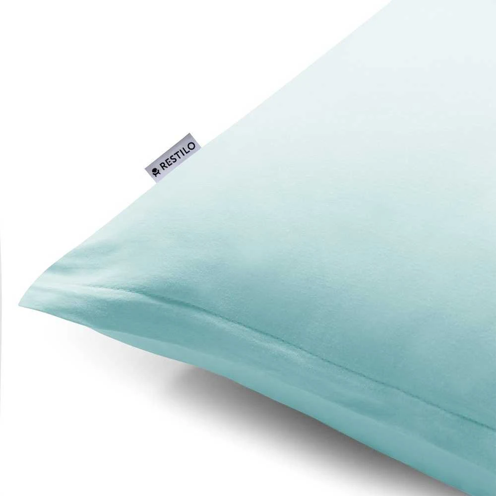 DecoKing Pagalvės užvalkalas 20x145 cm 2 vnt FROZENBLUE