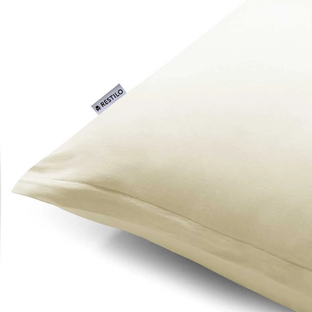 DecoKing Pagalvės užvalkalas 40 × 145 cm, smėlio spalvos