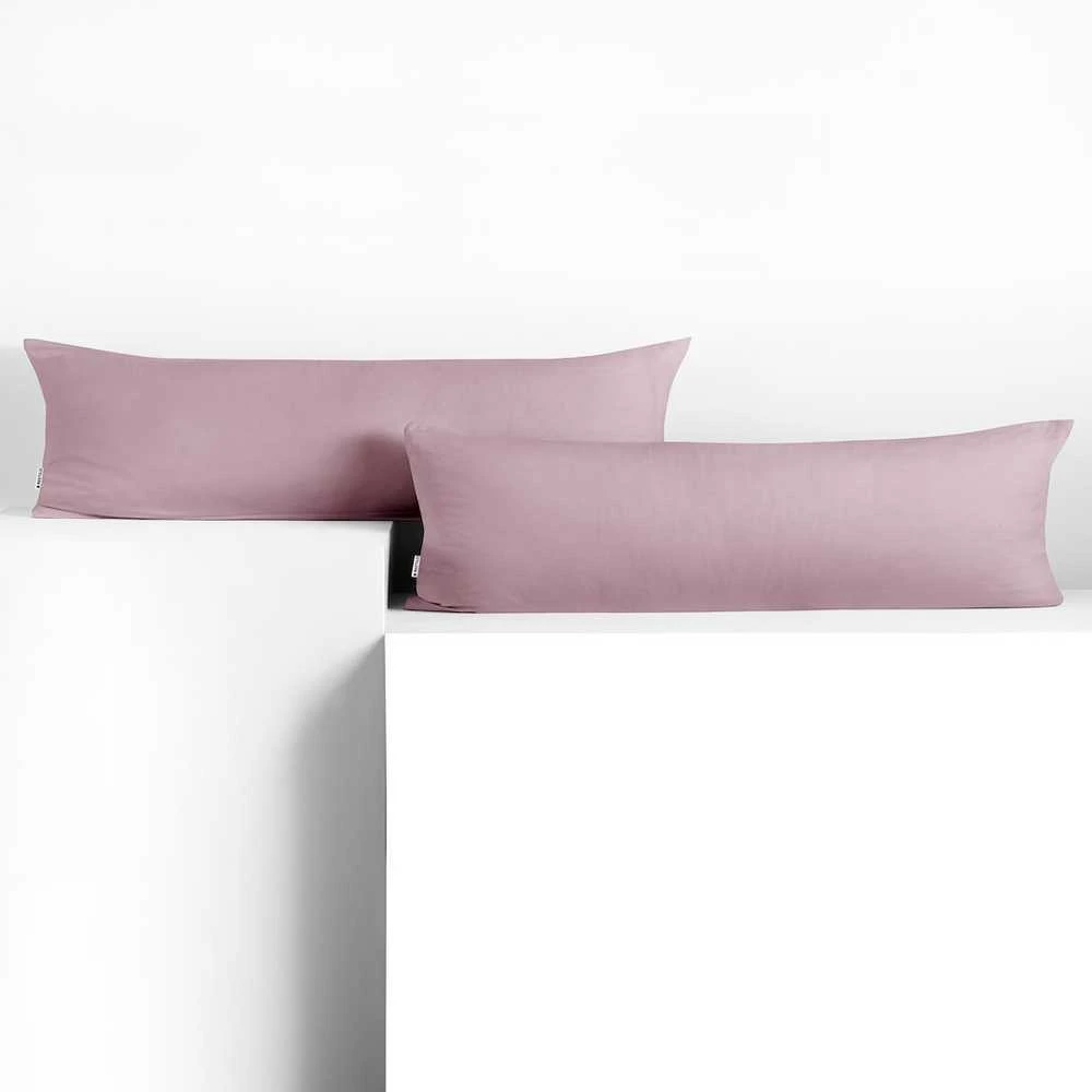 DecoKing Pagalvės užvalkalas 40×145 cm 2 vnt OLDLILAC