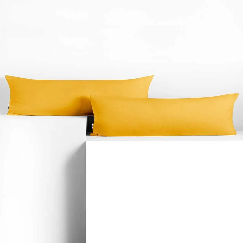 DecoKing Pagalvės užvalkalas 40×145 cm oranžinės, 2 vnt