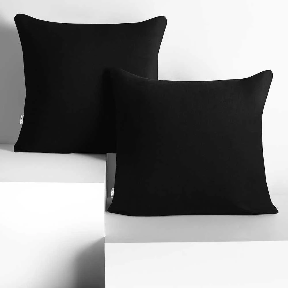 DecoKing Pagalvės užvalkalas 40×40 cm juodas CHP