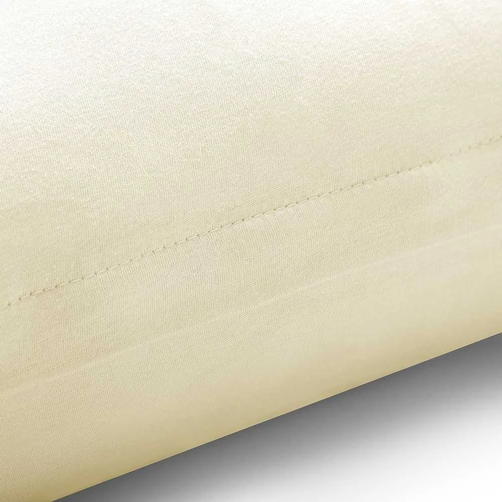 DecoKing Pagalvės užvalkalas 40×40 cm kreminės spalvos 2 vnt