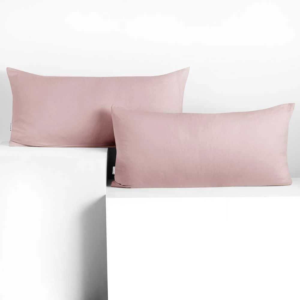 Pagalvės užvalkalas 40×80 cm šviesiai rožinis Restilo