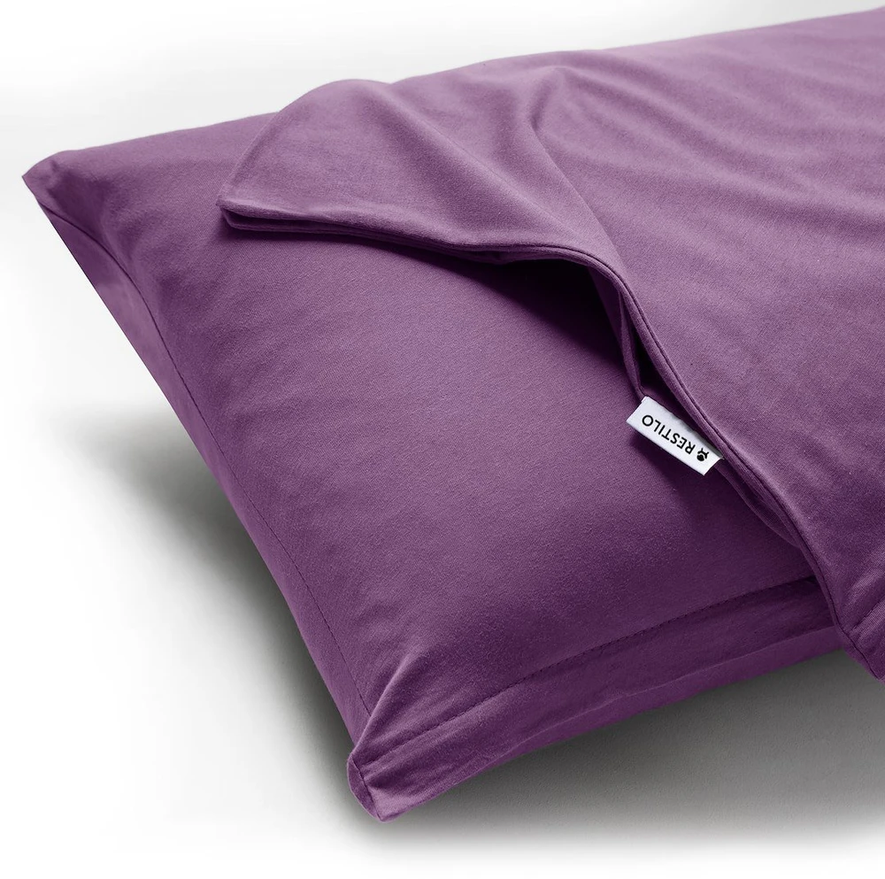 Pagalvės užvalkalas 40x145 cm violetinės spalvos 2 vnt