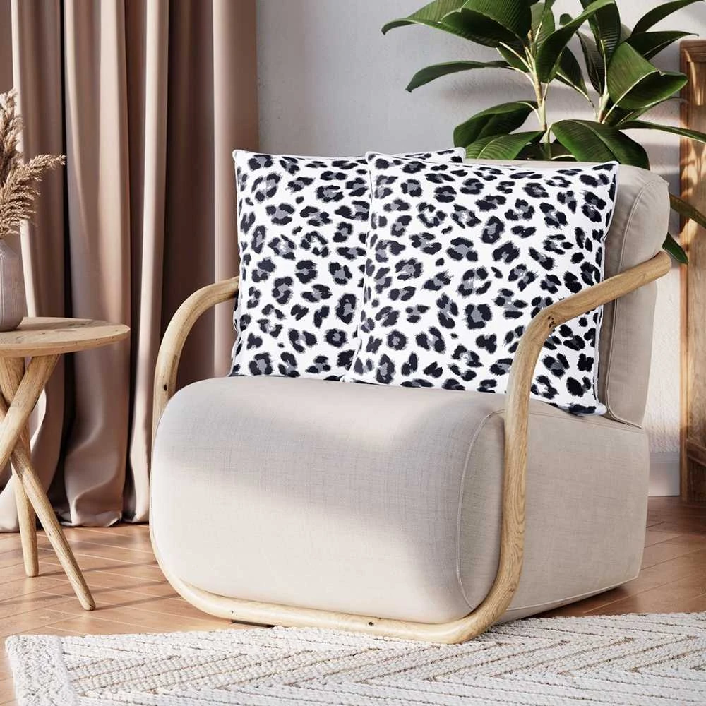AH VELVET pagalvės užvalkalai su leopardiniu raštu