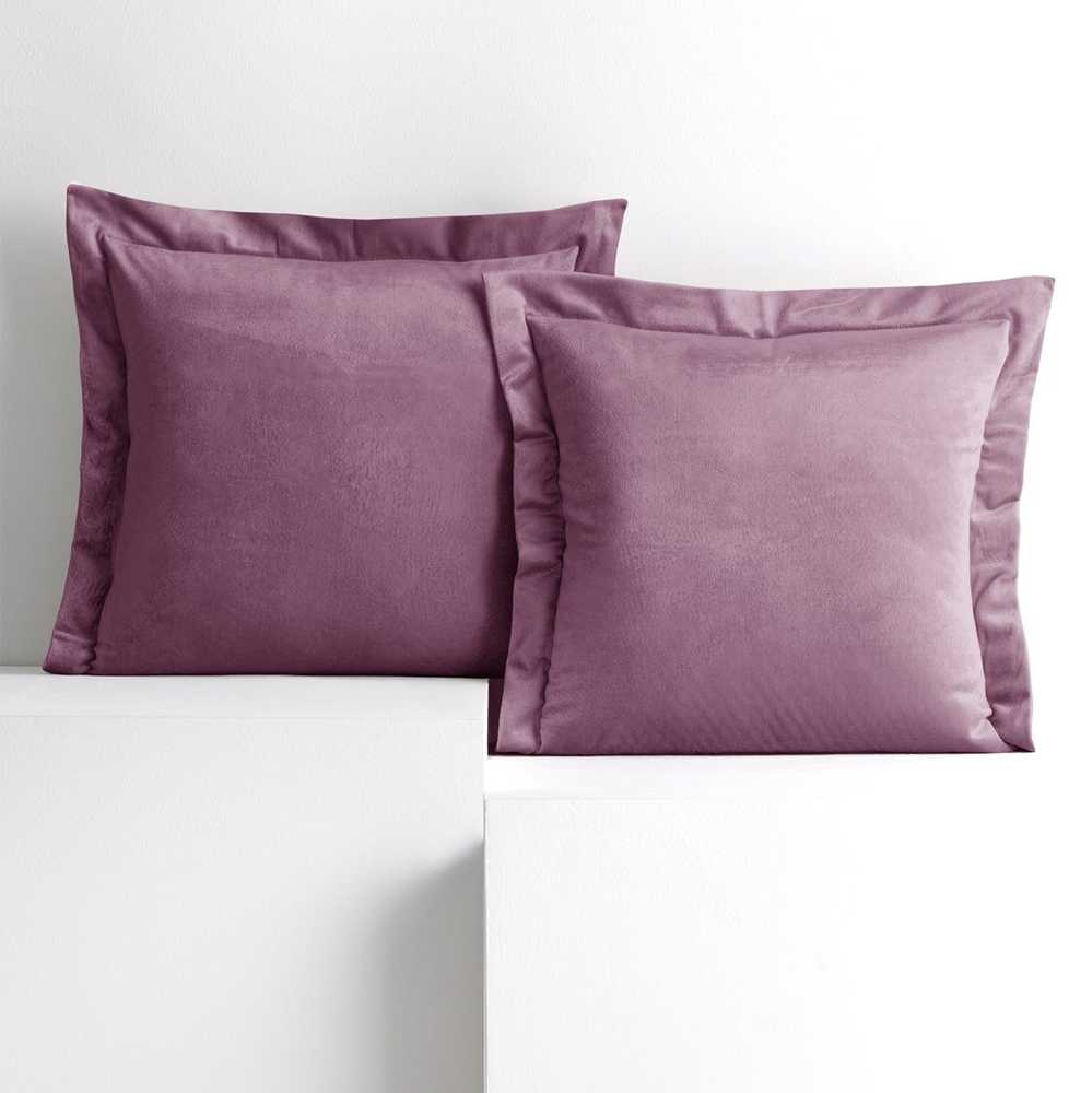 AmeliaHome Pagalvės užvalkalas 45×45 cm aksomas rožinis AH