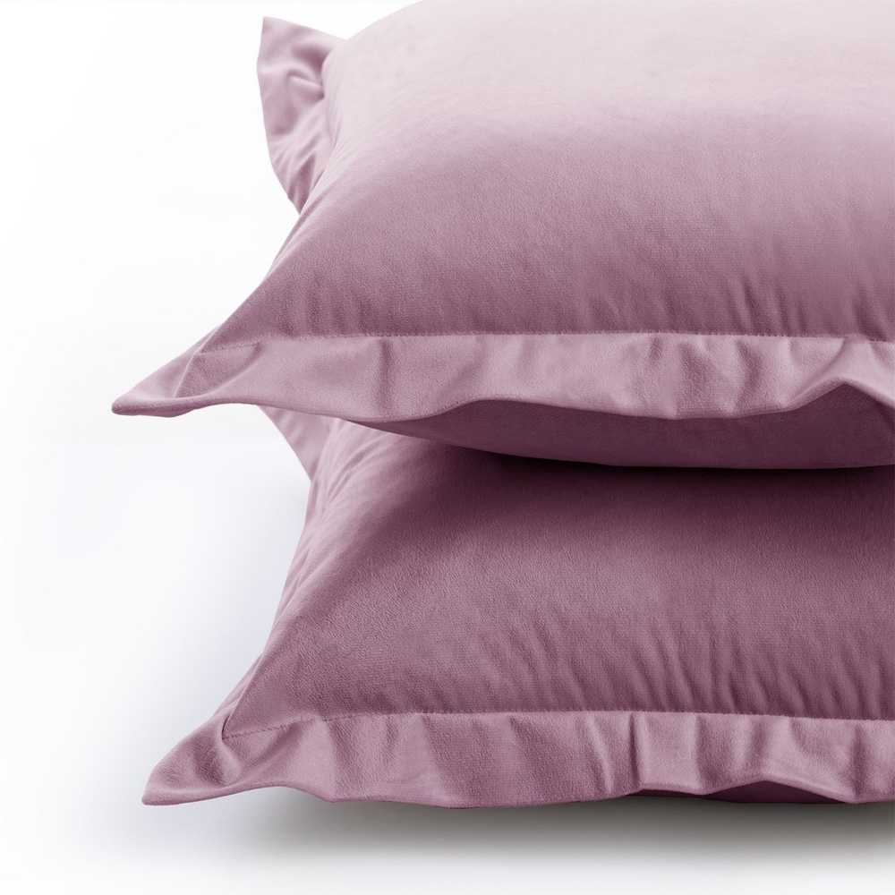 AmeliaHome Pagalvės užvalkalas 45×45 cm aksomas rožinis AH