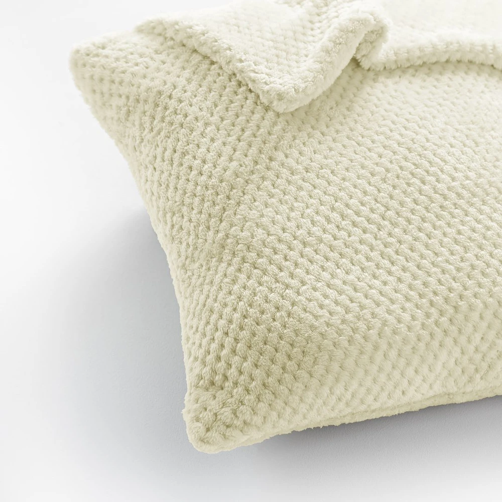 DecoKing Pagalvės užvalkalas 45×45 cm kreminės spalvos HENRY