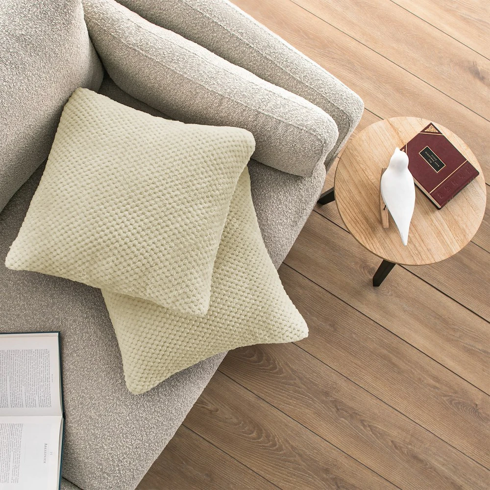DecoKing Pagalvės užvalkalas 45×45 cm kreminės spalvos HENRY