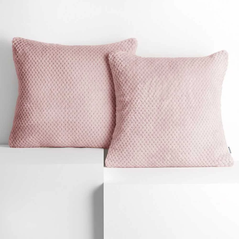 DecoKing Pagalvės užvalkalas 45×45 cm pudrinė rožinė HENRY