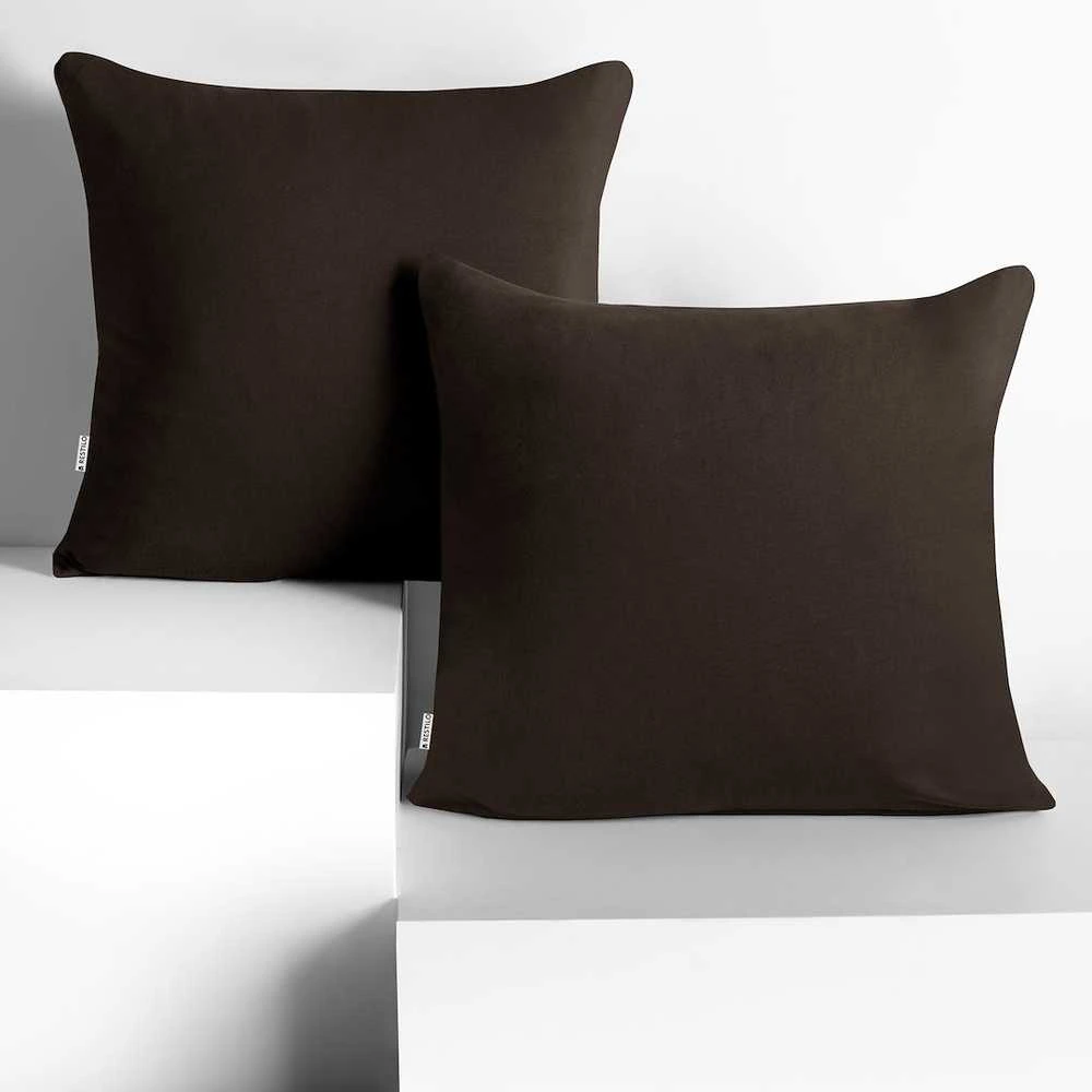 DecoKing Pagalvės užvalkalas 50 × 50 cm (2 vnt.) CHOCOLATE