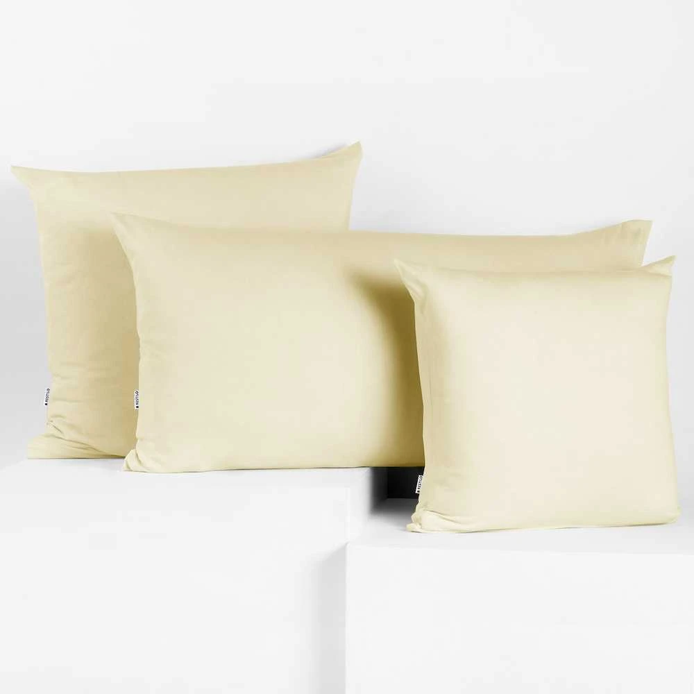 DecoKing Pagalvės užvalkalas 50 × 50 cm, kreminės spalvos