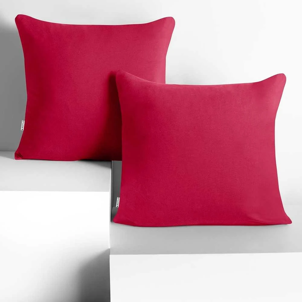 DecoKing Pagalvės užvalkalas 50×50 cm, 2 vnt RASPBERRY