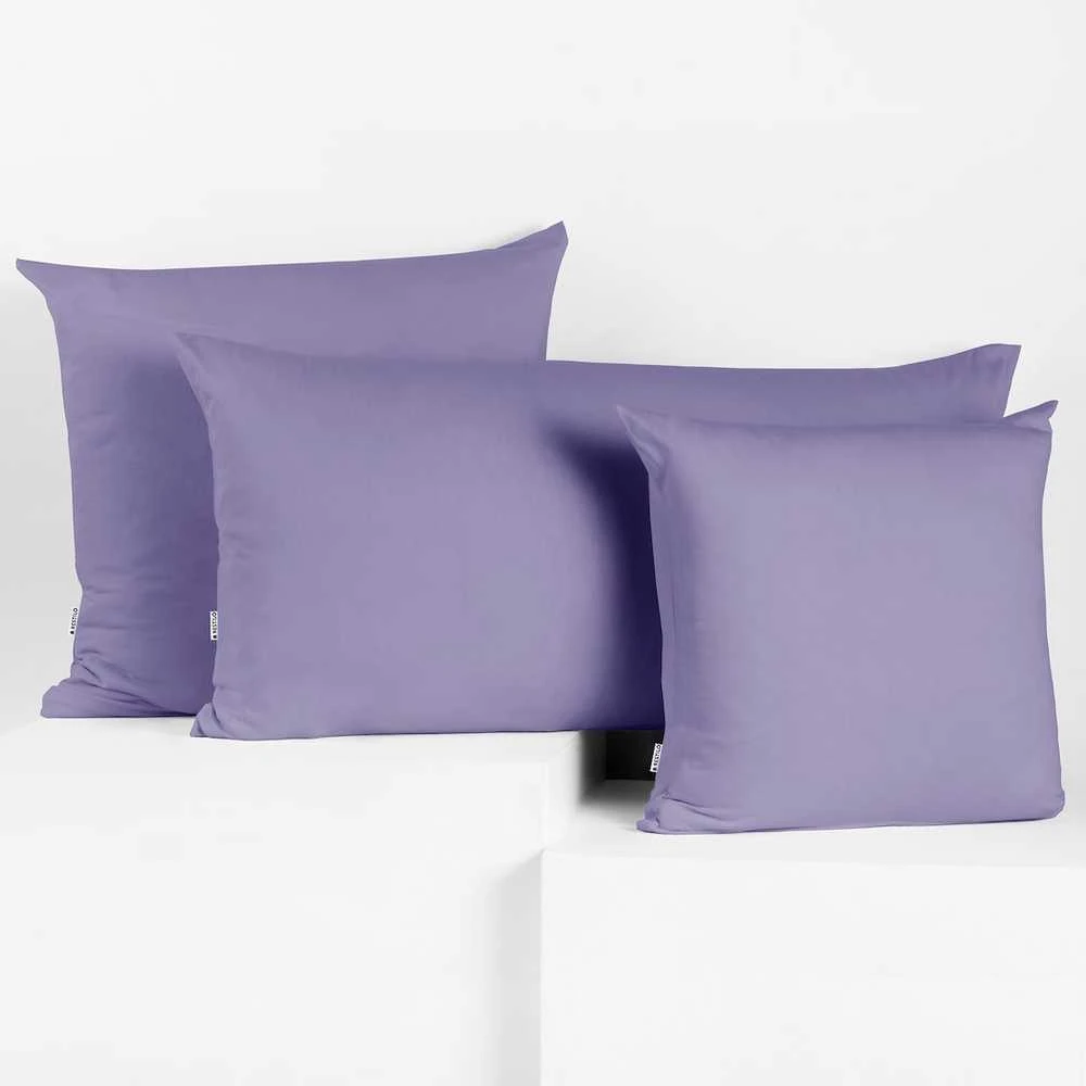 DecoKing Pagalvės užvalkalas 50×60, 2 vnt violetinės spalvos