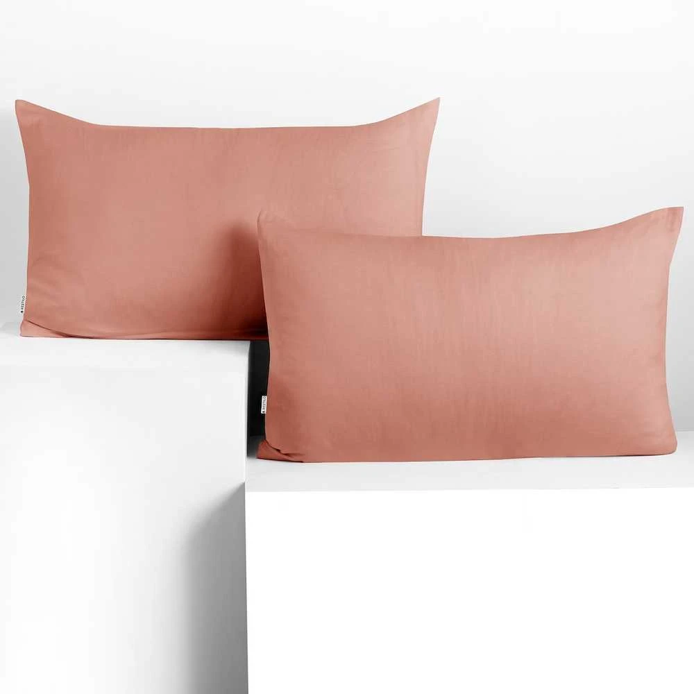 DecoKing Pagalvės užvalkalas 50×60 cm, 2 vnt persiko spalvos