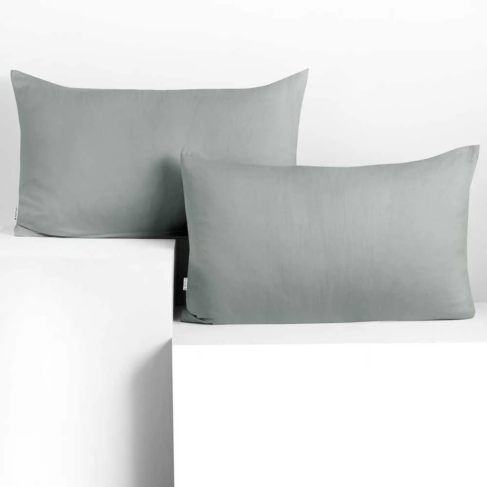 DecoKing Pagalvės užvalkalas 50×60 cm 2 vnt STEEL