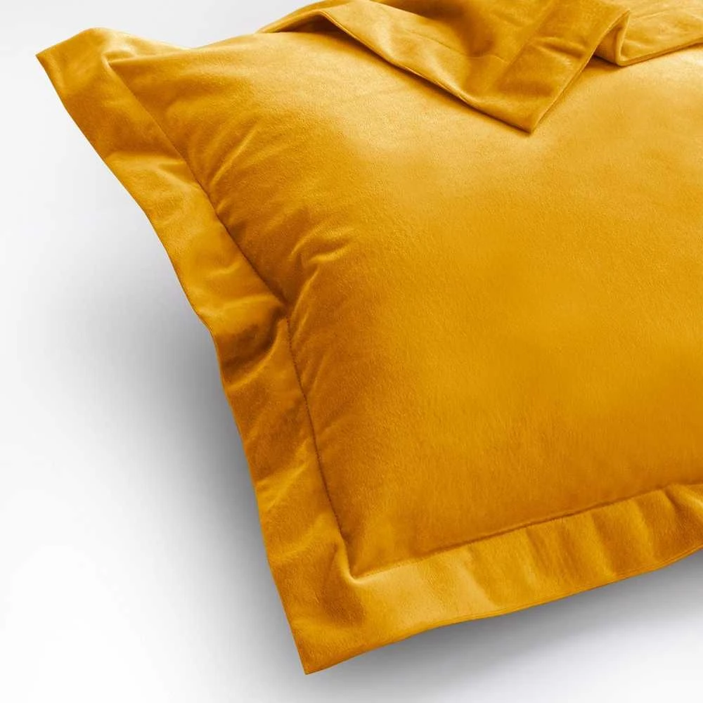 AmeliaHome Pagalvės užvalkalas 50×70 cm iš aksomo garstyčių AH