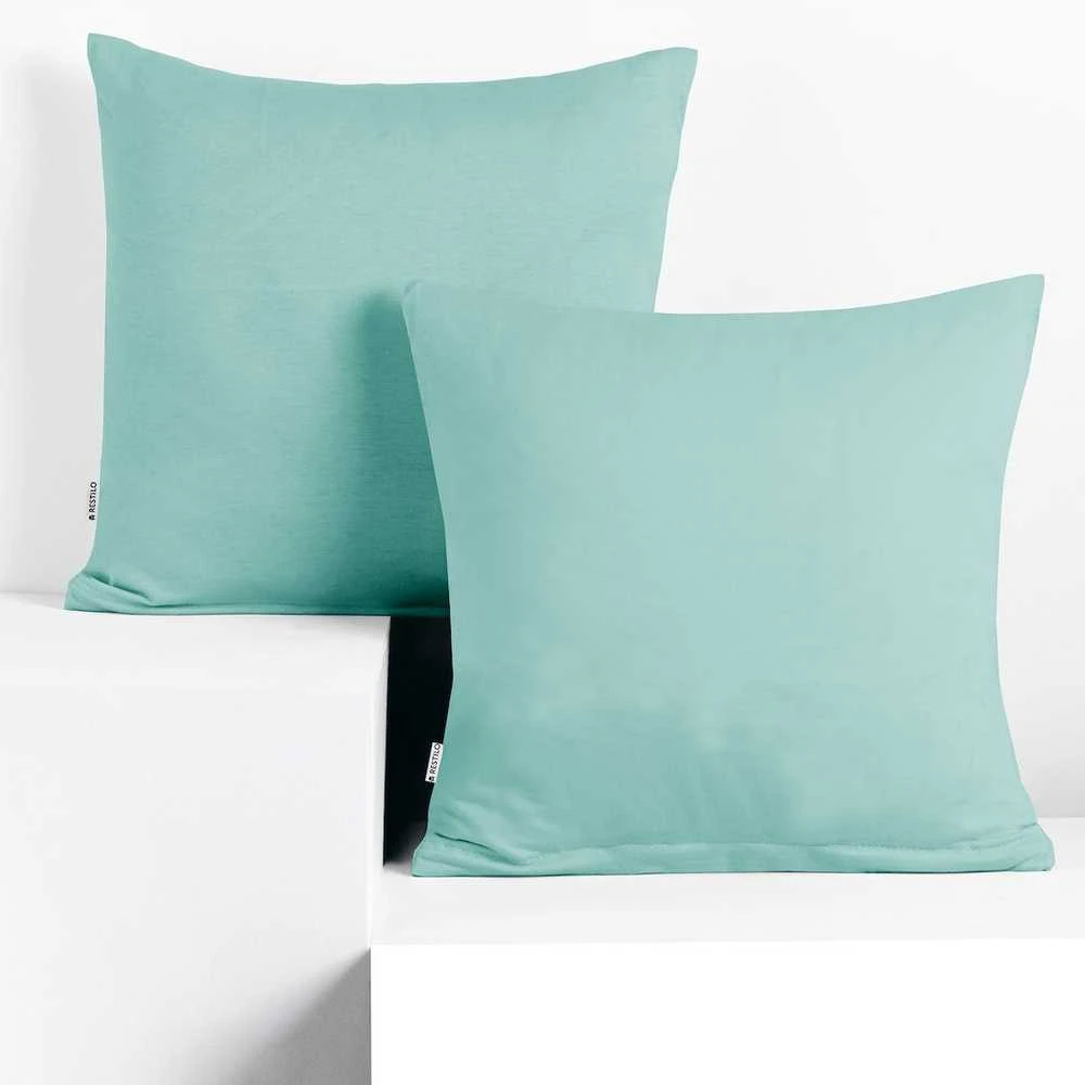 DecoKing Pagalvės užvalkalas 50x50 šviesiai turkio spalvos