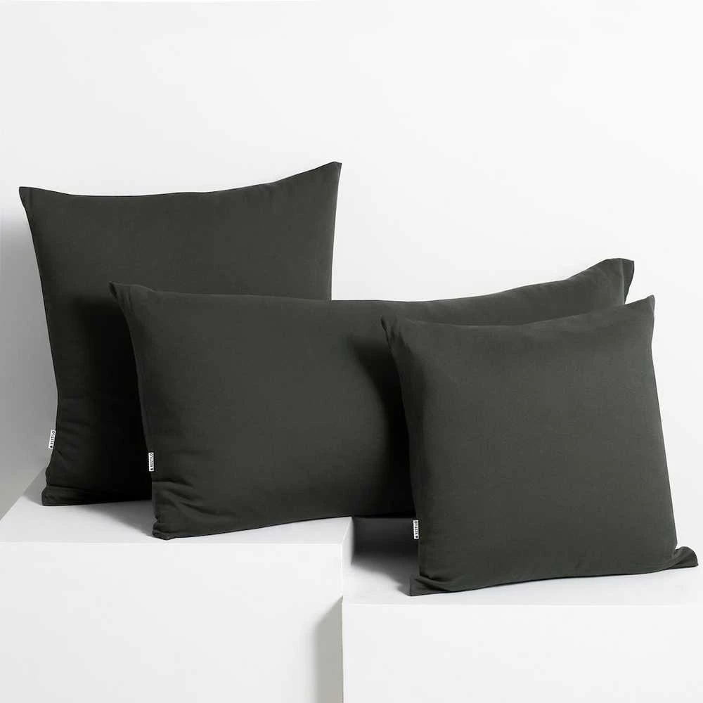 DecoKing Pagalvės užvalkalas 80×80, 2 vnt., tamsiai pilkos spalvos