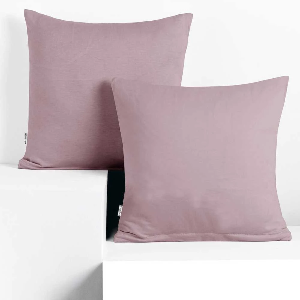 DecoKing Pagalvės užvalkalas 80×80 cm 2 vnt. OLDLILAC