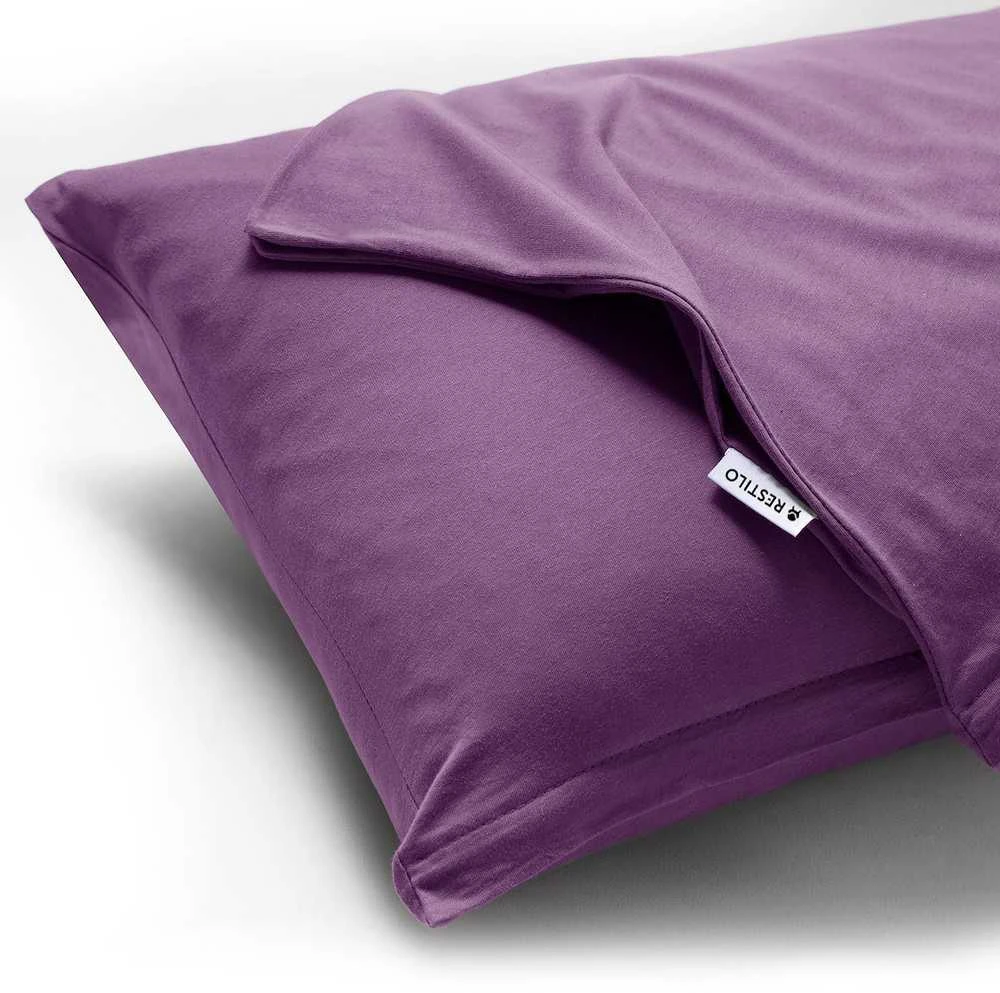 DecoKing Pagalvės užvalkalas 80×80 cm 2 vnt PLUM