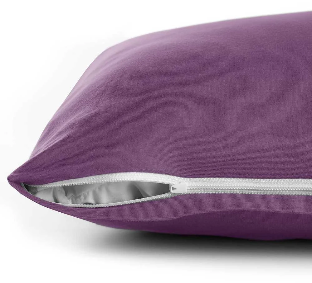 DecoKing Pagalvės užvalkalas 80×80 cm 2 vnt PLUM
