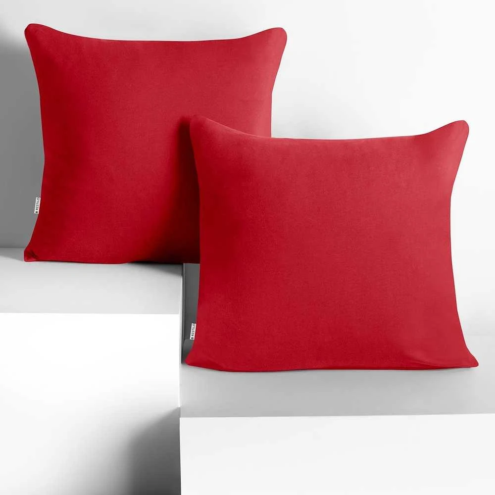DecoKing Pagalvės užvalkalas 80×80 raudonas