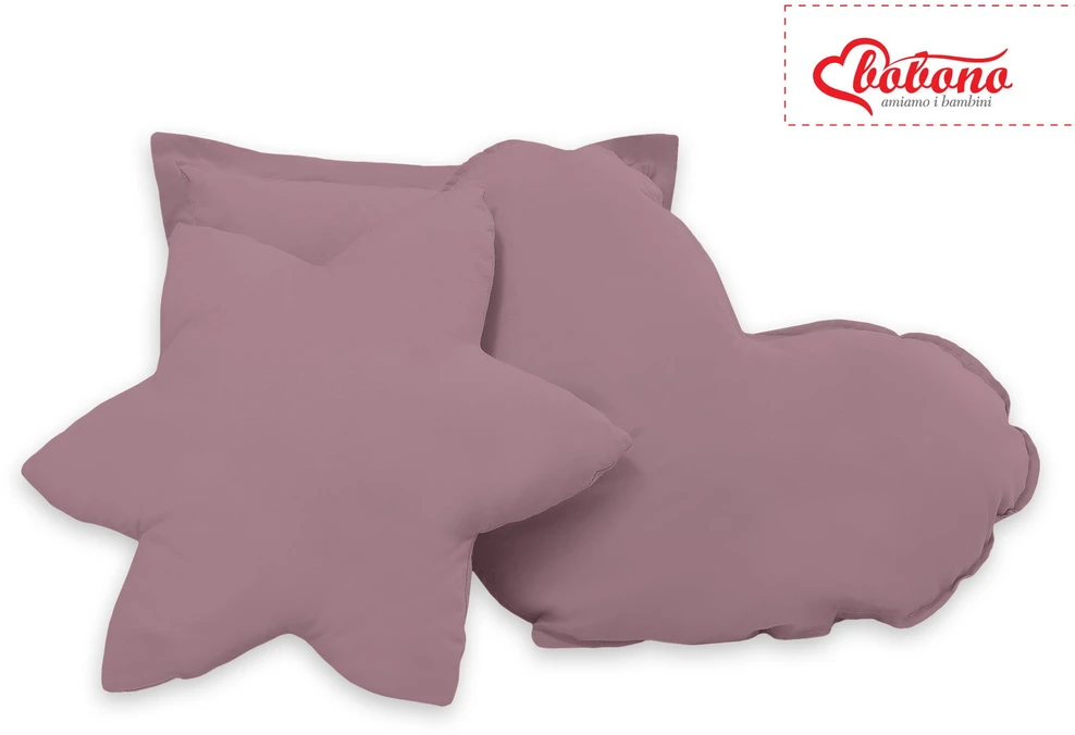 Pagalvių komplektas – pastelinis violetinis (3 vnt.)