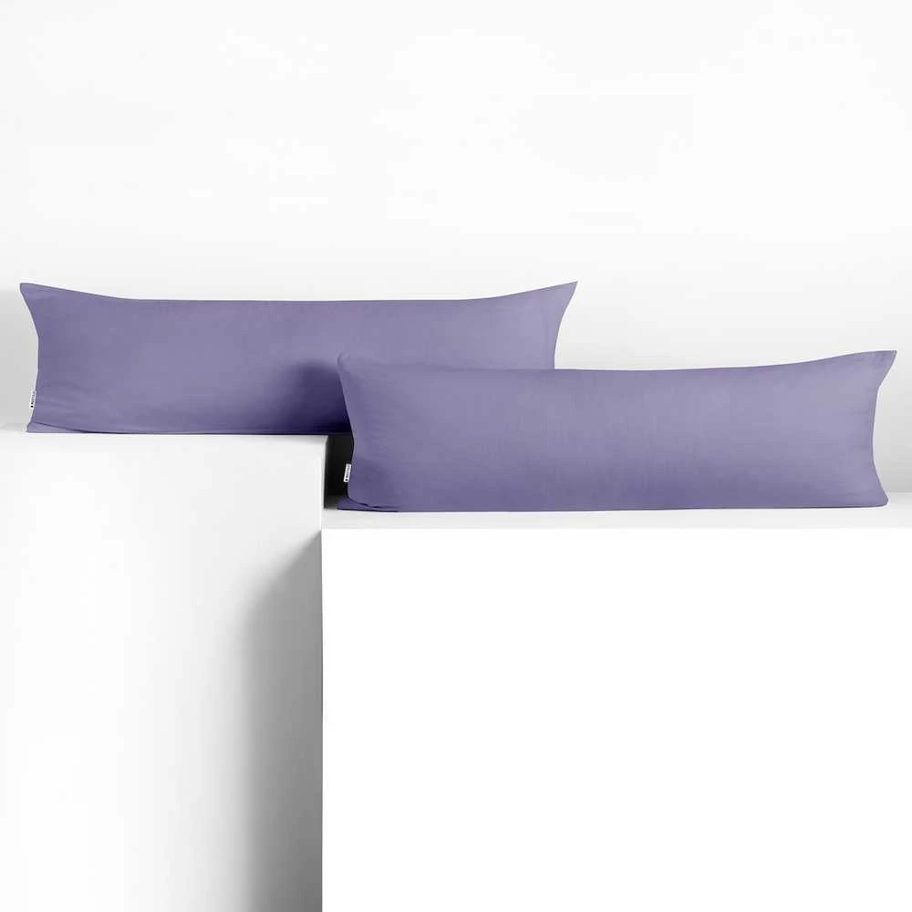 DecoKing Pagalvių užvalkalai 40 x 145 cm, levandų spalvos (2 vnt.)