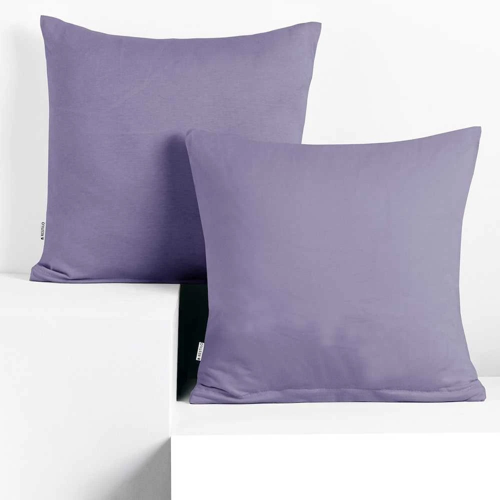 DecoKing Pagalvių užvalkalai 40×40 cm, 2 vnt., levandų spalvos