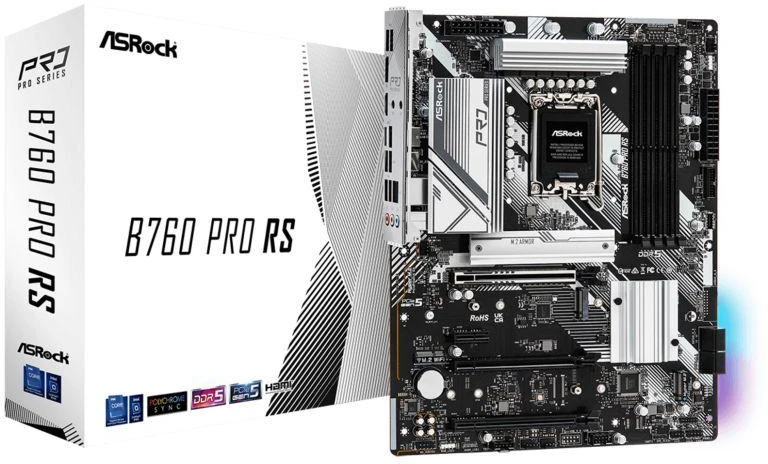 Pagrindinė plokštė Asrock B760 PRO RS