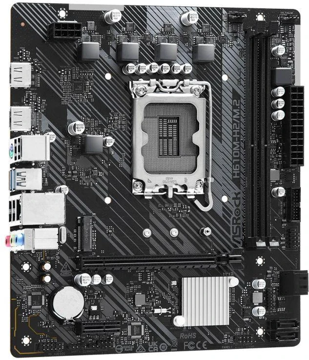 Pagrindinė plokštė Asrock H610M-H2/M.2